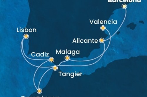 Маршрут круиза