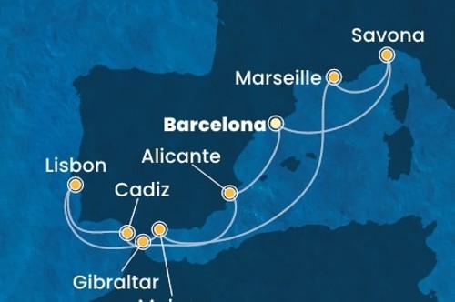 Маршрут круиза