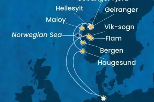 Cruise itinerary
