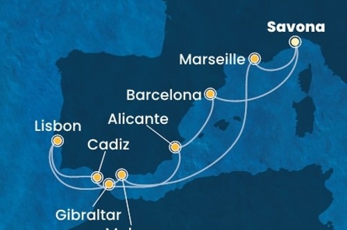 Маршрут круиза