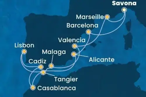 Маршрут круиза