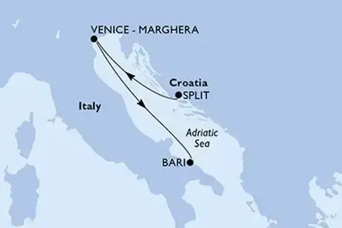 Маршрут круиза