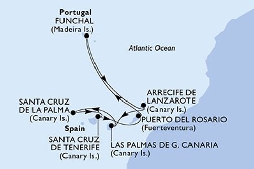Cruise itinerary