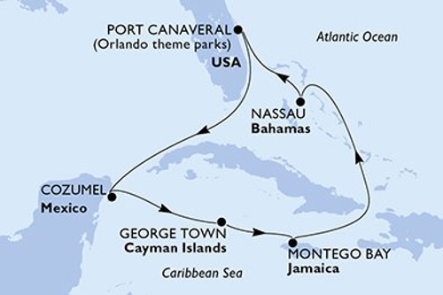 Cruise itinerary