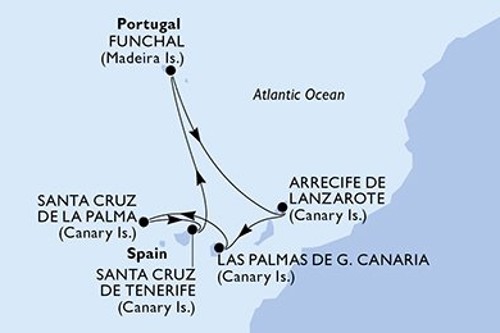 Cruise itinerary
