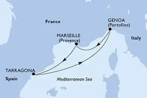 Cruise itinerary