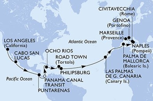 Cruise itinerary