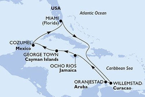 Cruise itinerary