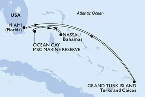 Маршрут круиза