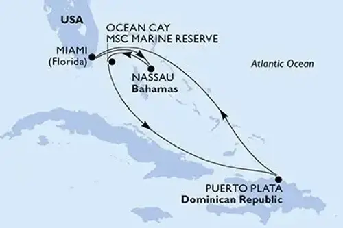 Cruise itinerary