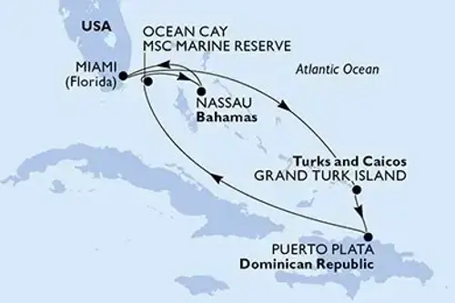 Cruise itinerary