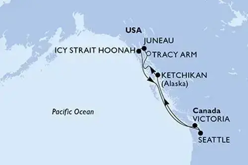 Маршрут круиза