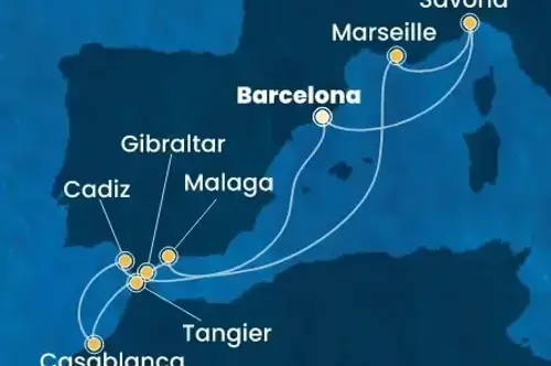 Cruise itinerary