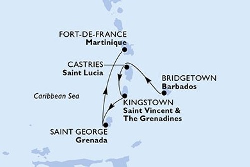 Маршрут круиза