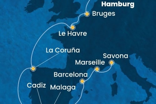 Маршрут круиза