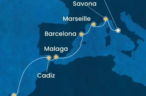 Cruise itinerary