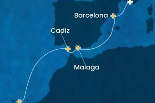 Маршрут круиза