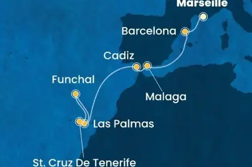 Маршрут круиза