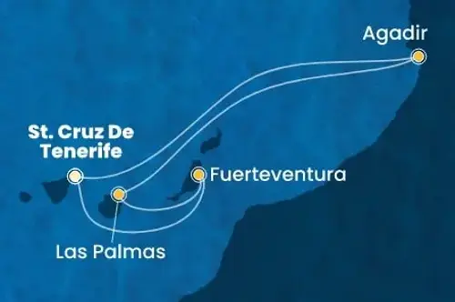 Маршрут круиза