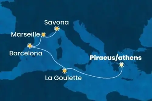 Маршрут круиза