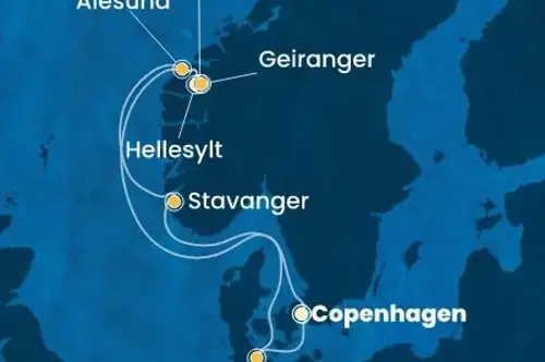 Маршрут круиза