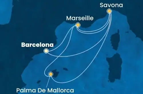 Маршрут круиза