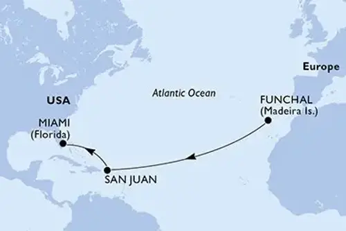 Cruise itinerary