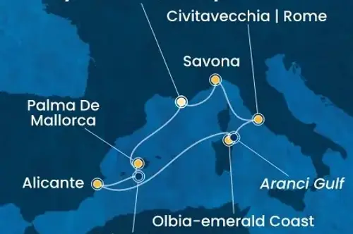 Маршрут круиза