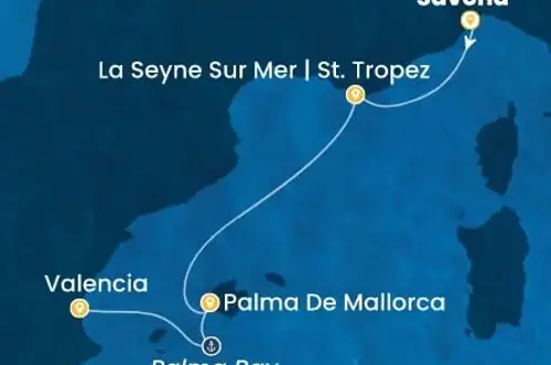 Маршрут круиза