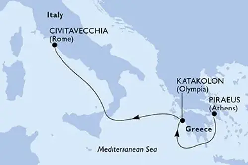 Cruise itinerary