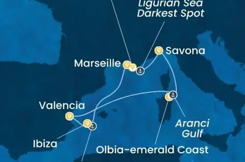 Cruise itinerary