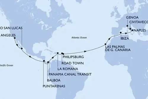 Cruise itinerary