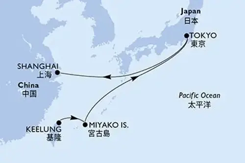 Cruise itinerary