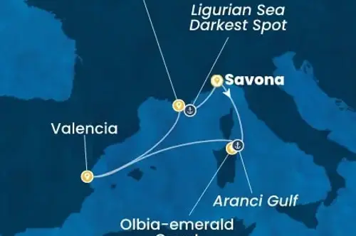 Cruise itinerary