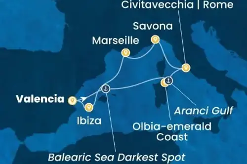 Cruise itinerary