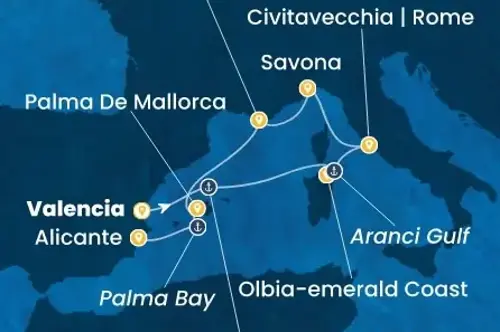 Cruise itinerary