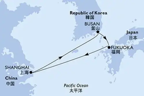 Cruise itinerary