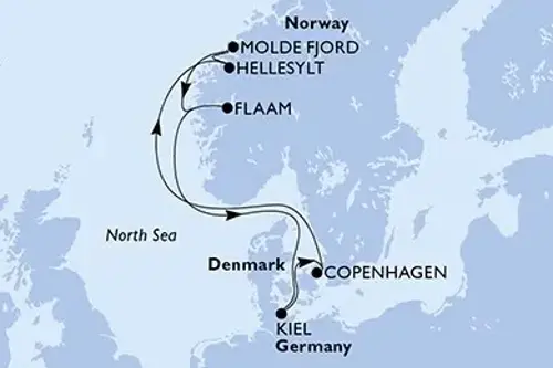 Cruise itinerary