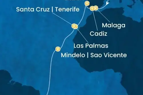 Cruise itinerary