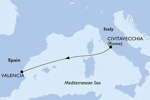 Cruise itinerary