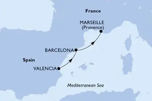 Cruise itinerary