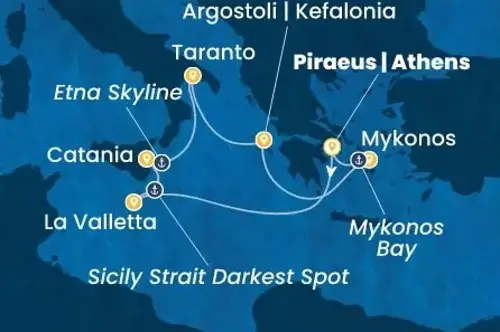 Cruise itinerary
