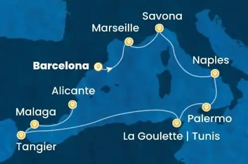 Cruise itinerary