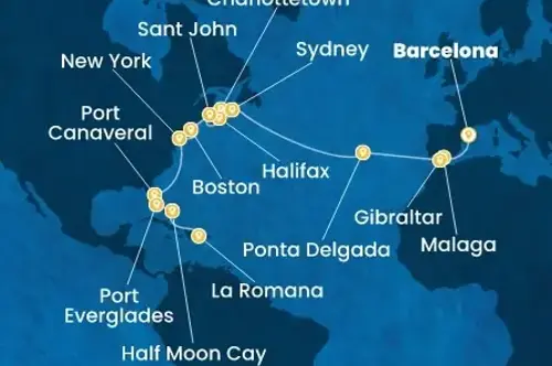 Cruise itinerary