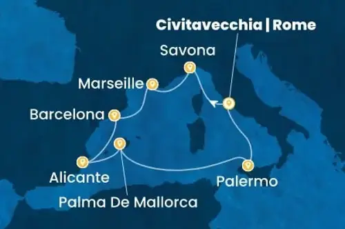 Cruise itinerary