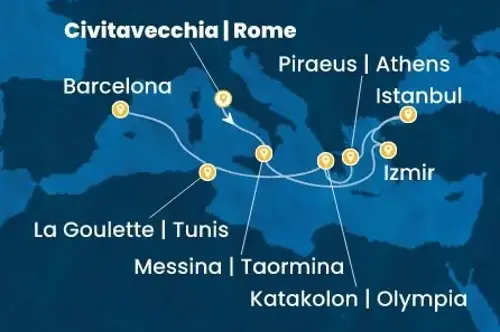 Cruise itinerary