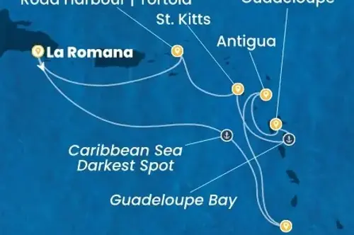 Cruise itinerary