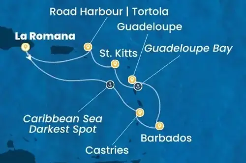 Cruise itinerary