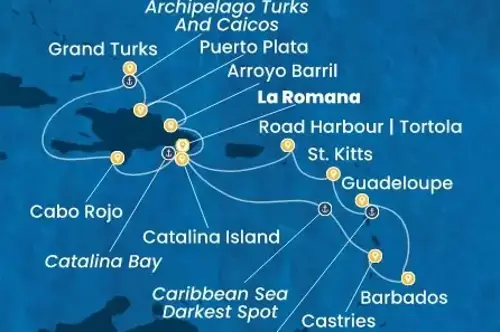 Cruise itinerary