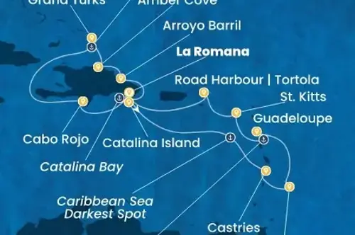 Cruise itinerary